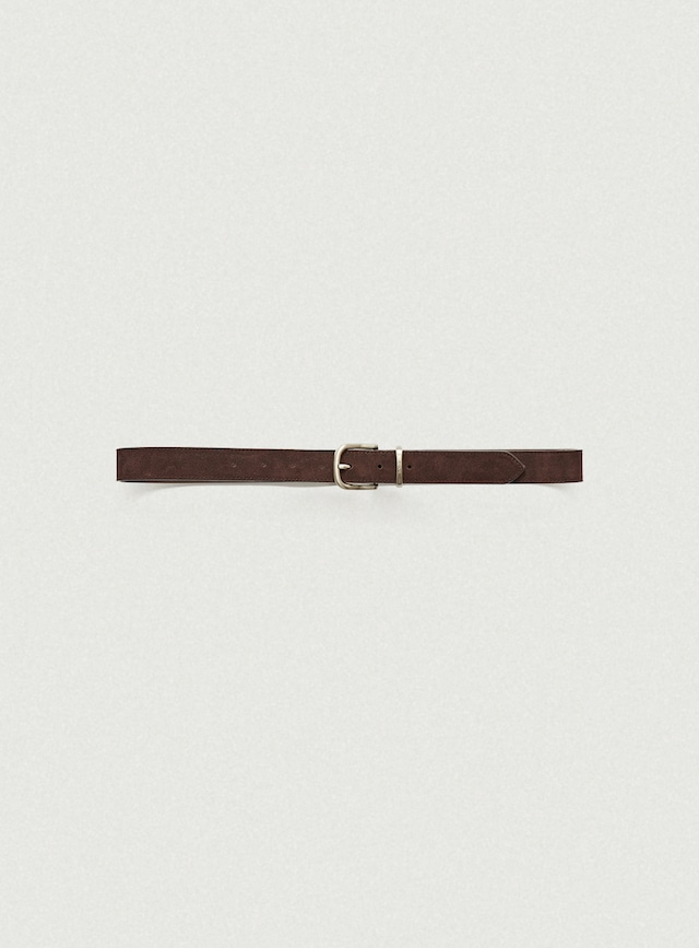 [The Barnnet] Brown Calf Suede Belt 正規品 韓国ブランド 韓国通販 韓国代行 韓国ファッション ザ バーネット ザバーネット 日本