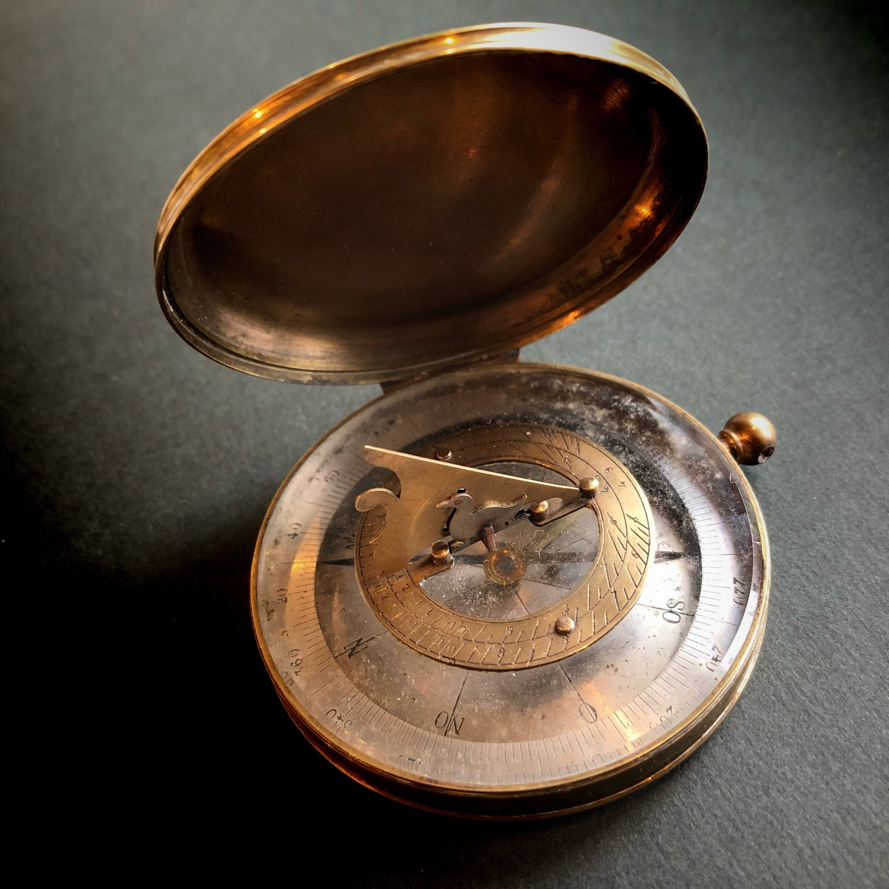 日時計付き方位磁針 | メルキュール骨董店