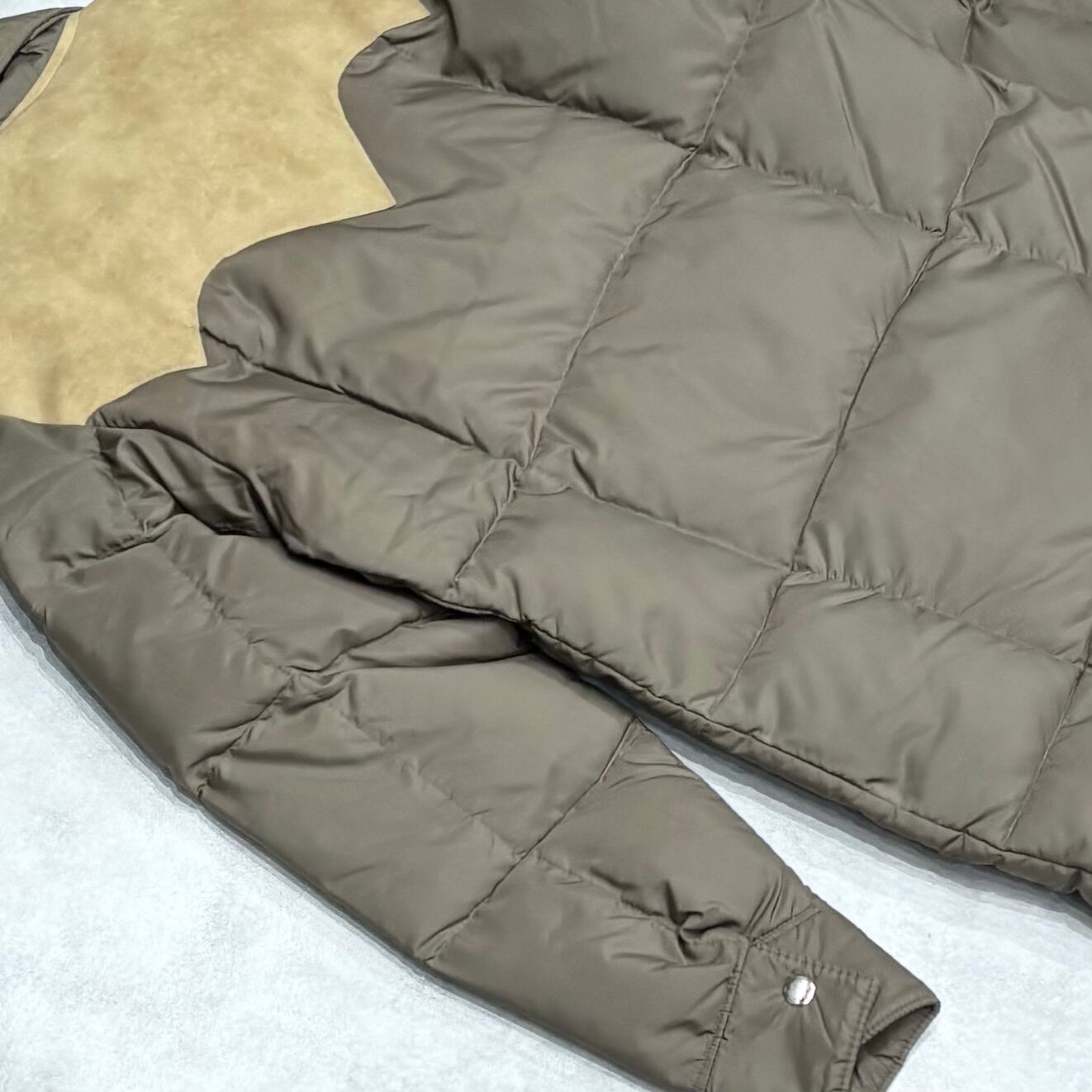 70's PACIFIC TRAIL Western Down Jacket Leather yoke パシフィック