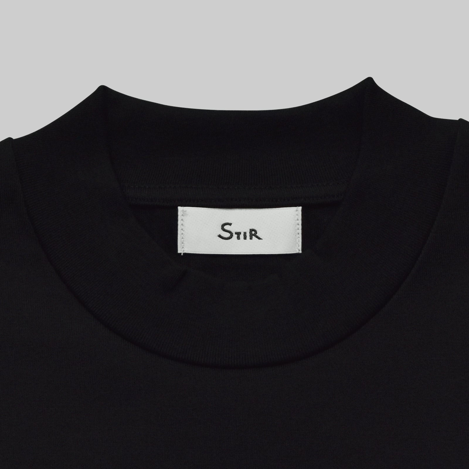 St ANDREWS ブラックモックネック オーセンティックドレスT モックネック / Authentic Dress T