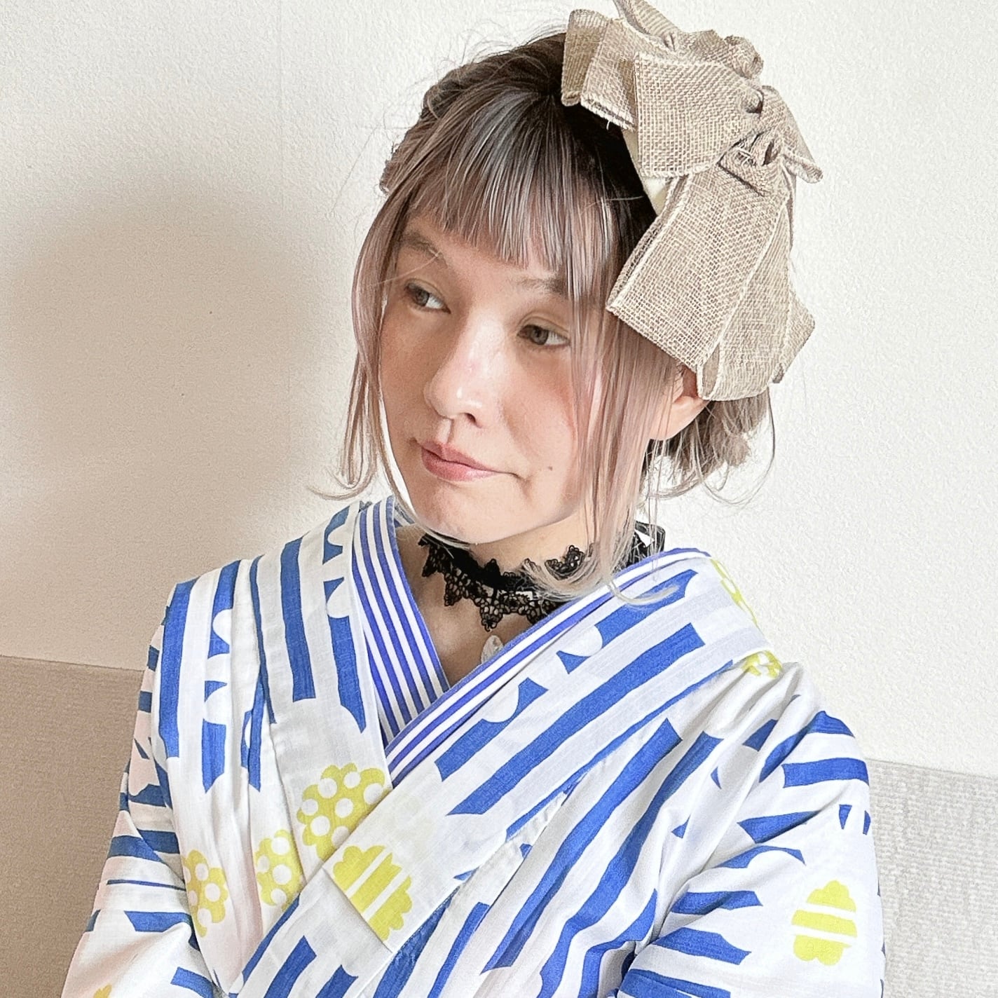 大人かわいいサマーヘッドドレス