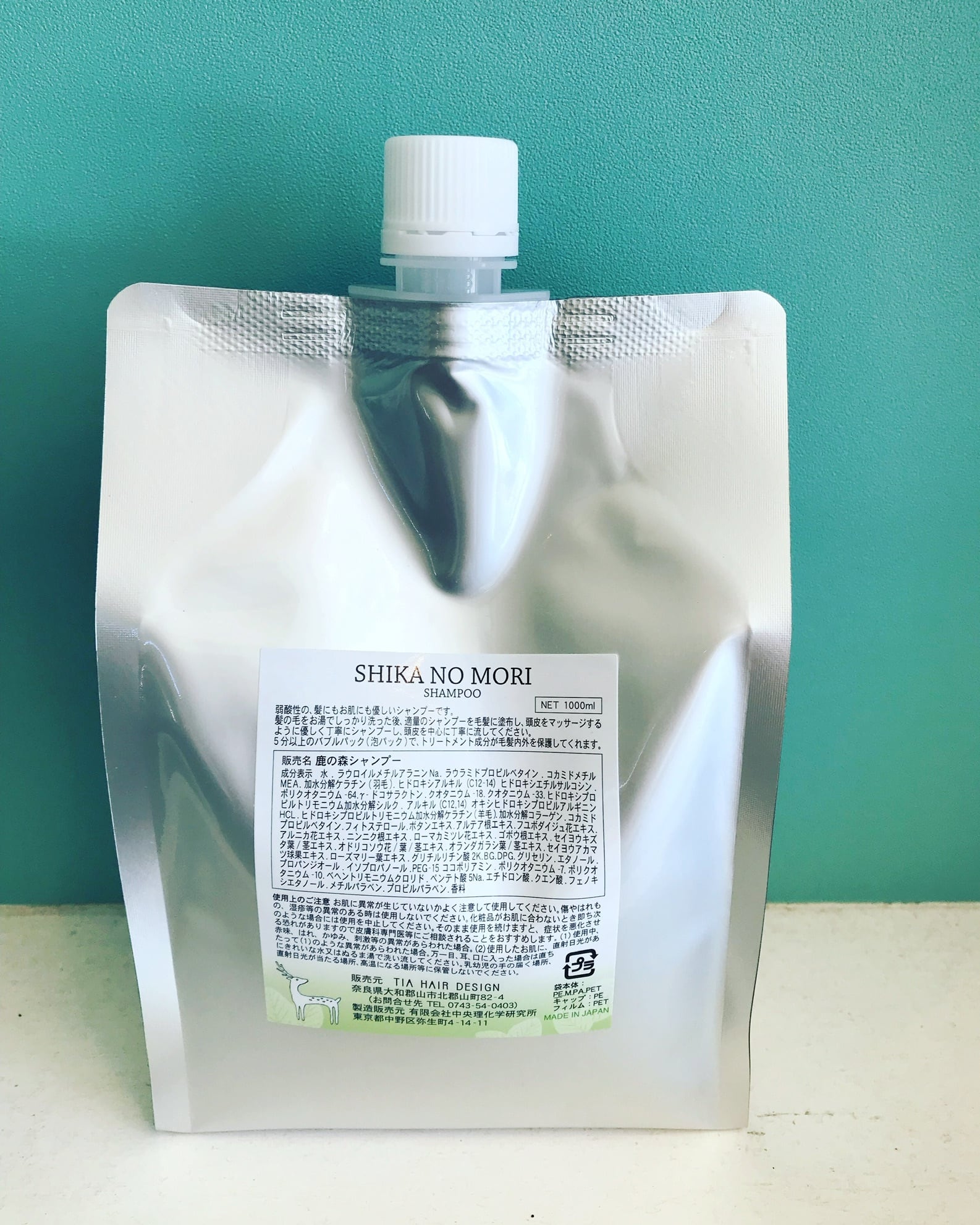 Shika no moriシャンプー 1000ml | TIA HAIR CARE