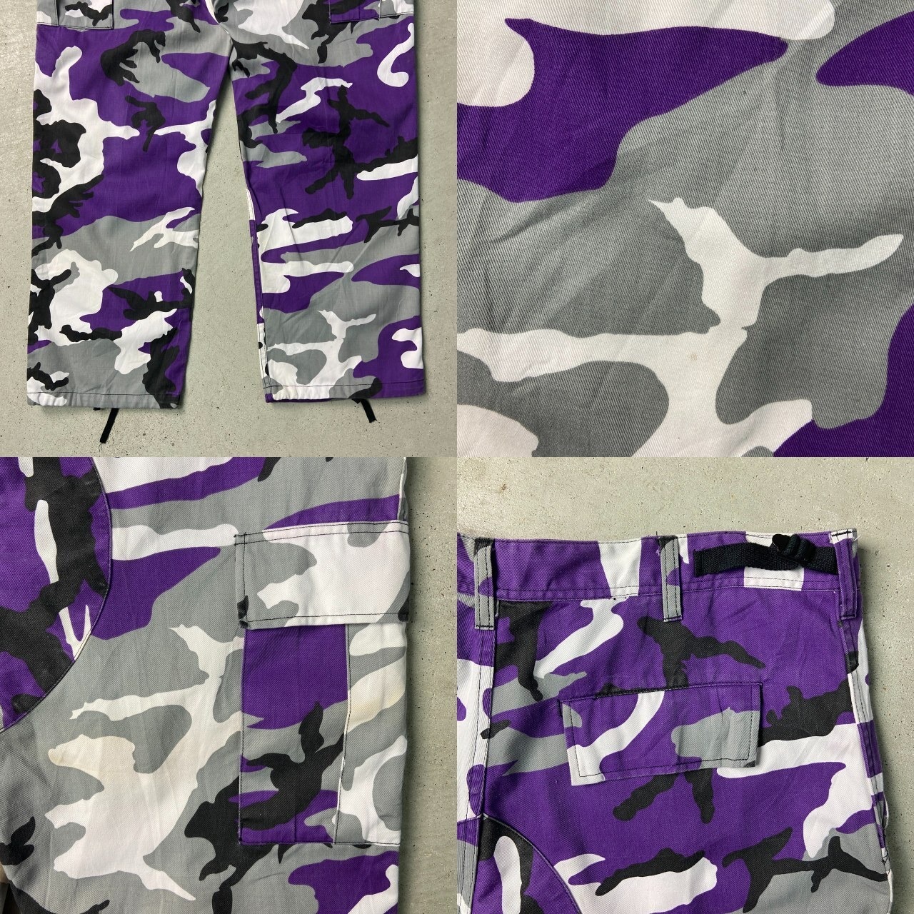 00年代 民間品 カーゴパンツ シティーカモ 迷彩 BDU ミリタリーパンツ 