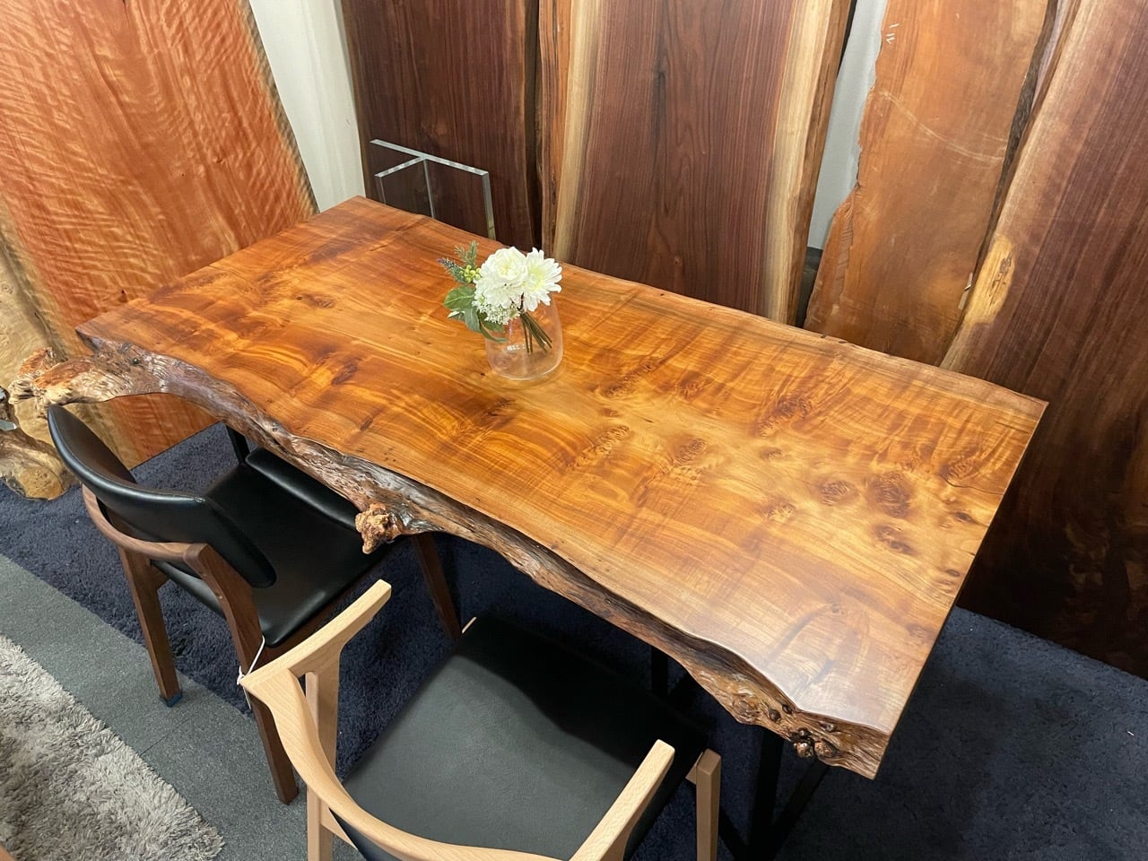Premium・バール杢】ウィロー（レッドポプラ）_1805×770×52_柏店_
