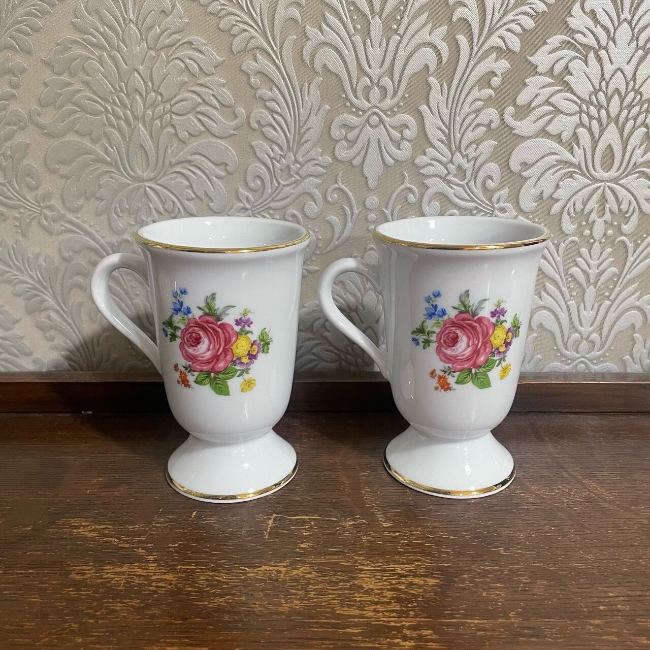 2脚セット】ドイツ SCHIRNDING BABARIA 脚付き マグカップ