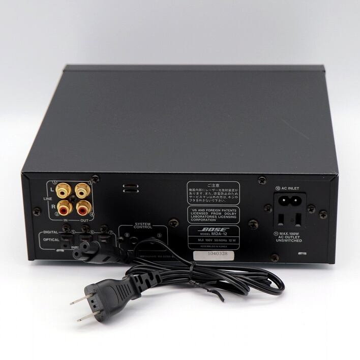BOSE・MDレコーダー・MDA-12・No.200708-199・梱包サイズ60
