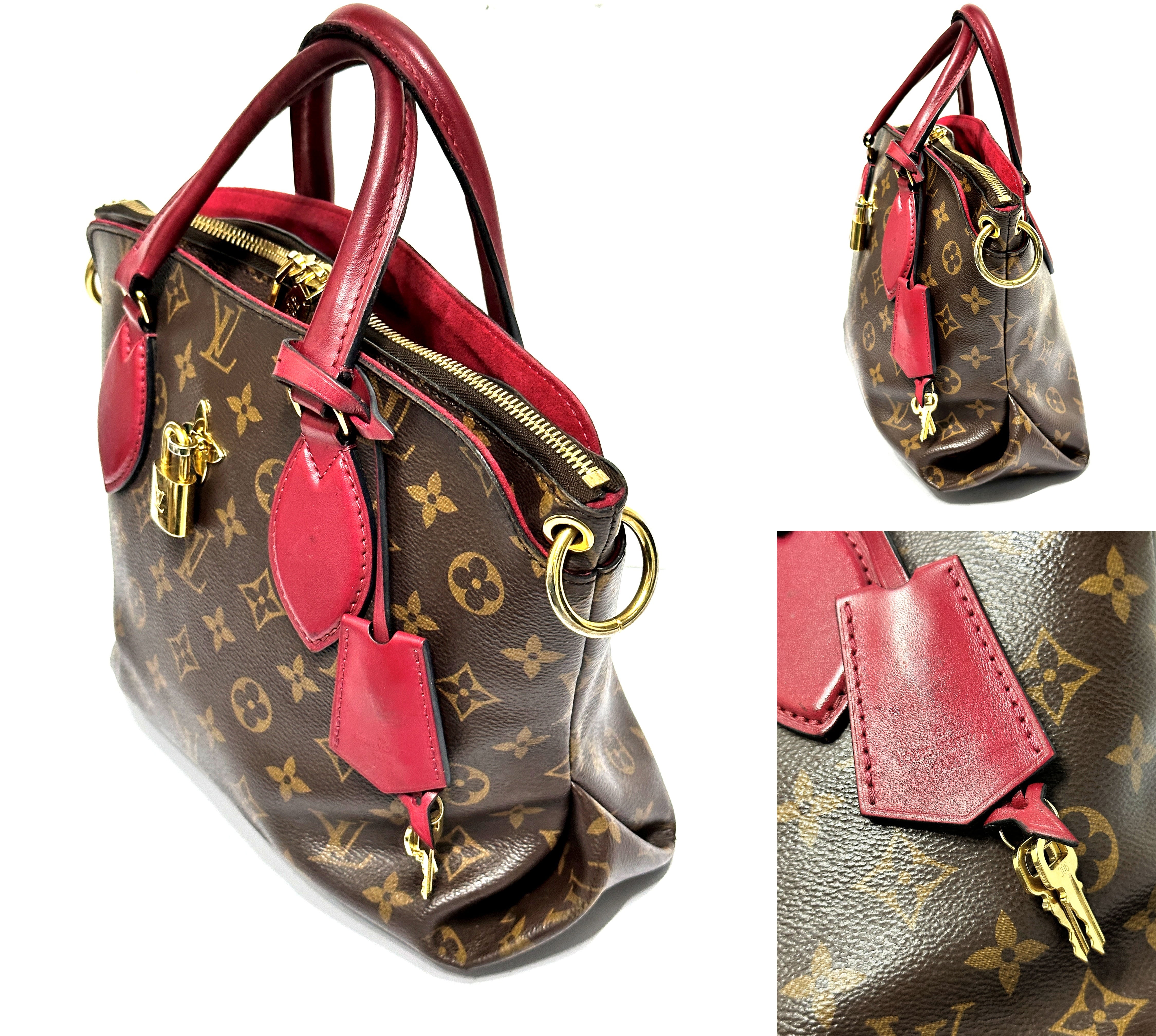 LOUIS VUITTON ルイヴィトン フラワー ジップド トート PM モノグラム
