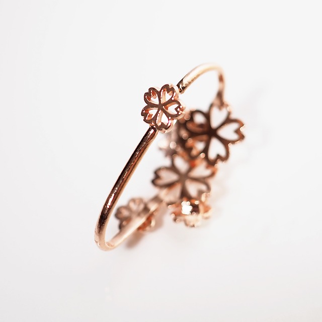 Sakura Blossom *〜桜のイヤーカフ〜* L (silver×pink gold)