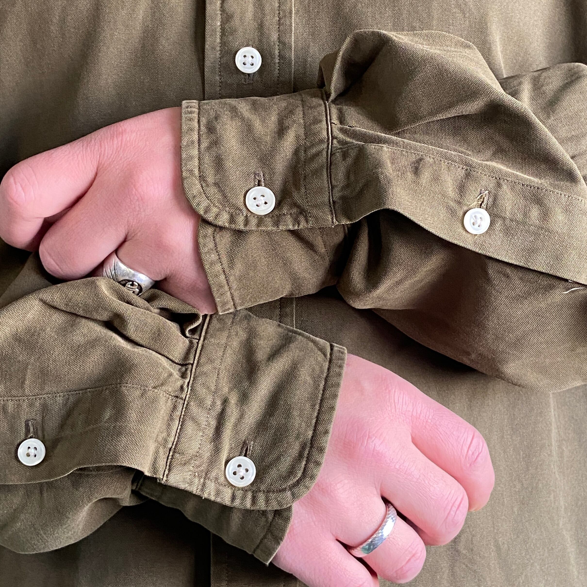 オールドラルフローレン CLASSIC FIT ボタンダウンシャツ メンズL 古着