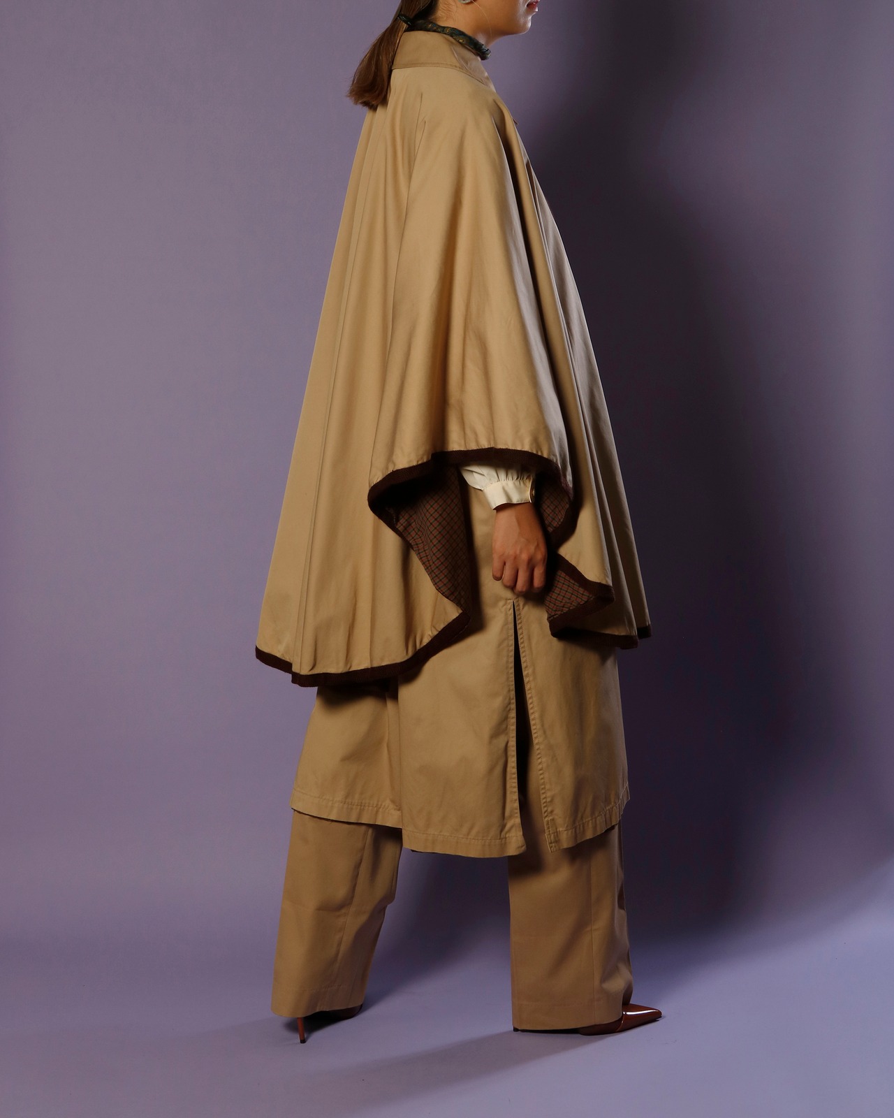 1970's Saint Laurent - Rive Gauche / Cape Coat