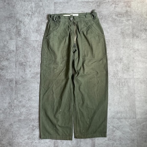 70s フランス軍 実物 AIR FORCE メカニックパンツ