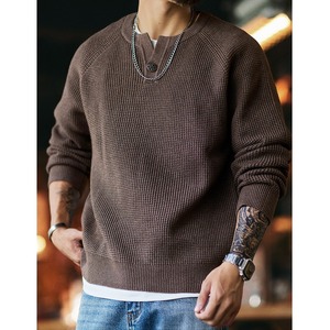 open-front waffle pulloverA1446