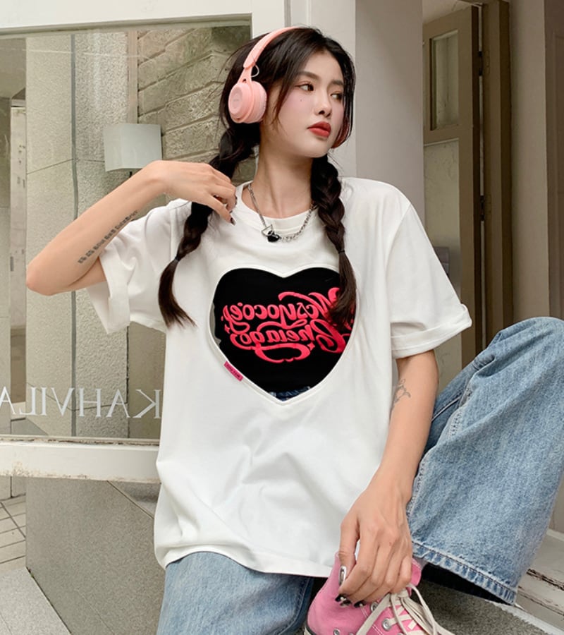 edition バック リボン カットソー  Tシャツ トップス