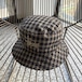 STUSSY / check bucket hat size L-XL