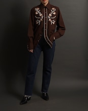 1970's Montgomery Ward / Embroidery Cowboy Shirt