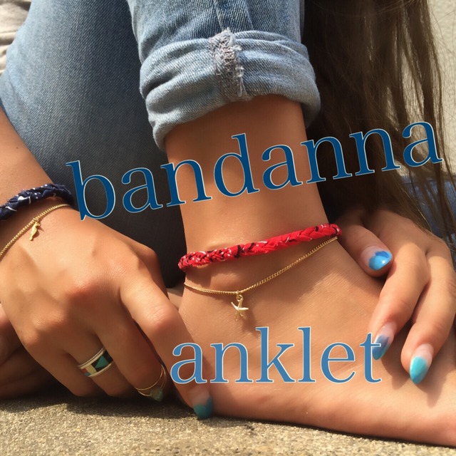 bandanna anklet