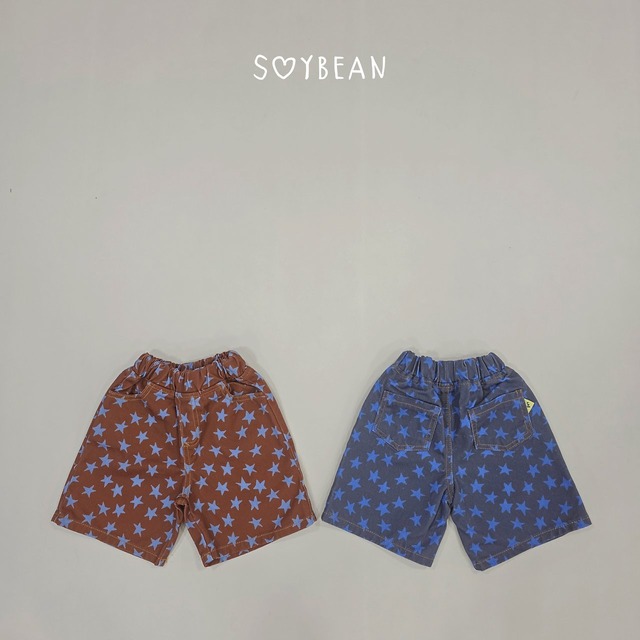 【取寄】soybean｜star bermuda pants｜スターバミューダパンツ｜XS-JM｜kids&jr｜26 autumn