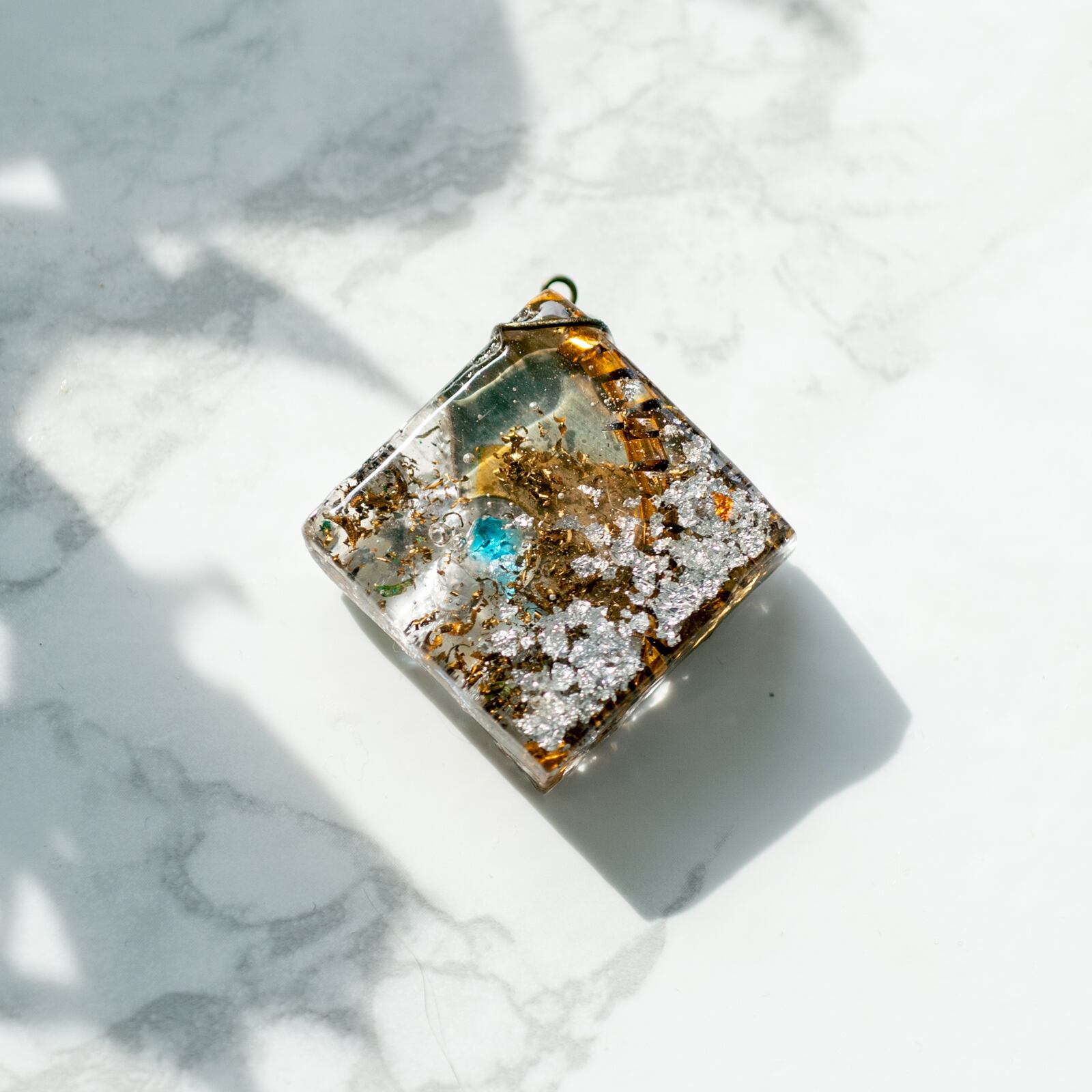 四角シンバルペンダント・ネックレス【SO02】