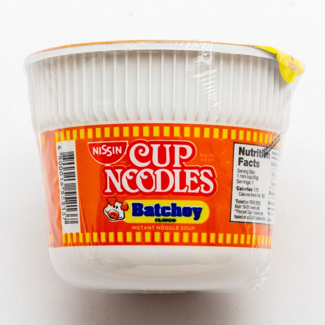 フィリピンのカップヌードル Nissin Cup Noodles Batchoy Flavor Pinpon フィリピン雑貨と食品