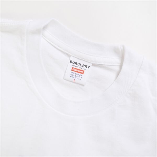 Size【S】 SUPREME シュプリーム ×Burberry 22SS Box Logo Tee White