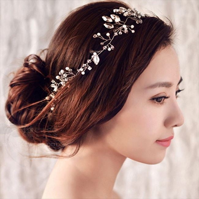 ヘアアクセサリー パール ヘアピン 髪飾り ヘッドドレス ウェディング 結婚式