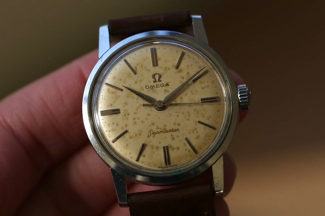 OMEGA】 1958年製 オメガ シーマスター ”ブラウンスポットエイジング 