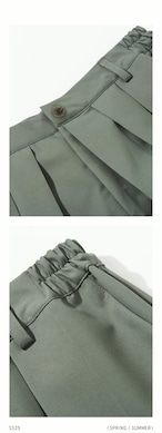 Wide Pleat Cropped Trousers