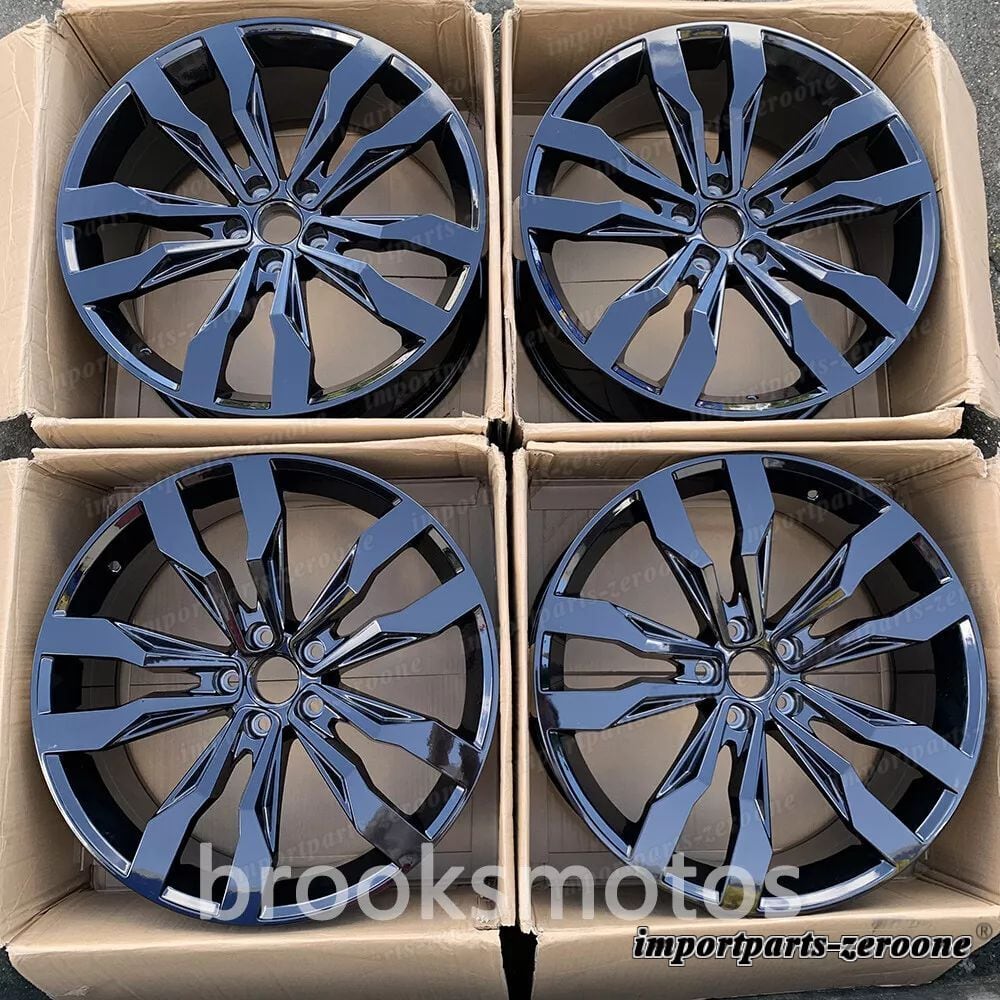 19インチグロスブラックスタイルホイールVW Termont ティグアン L 19x8