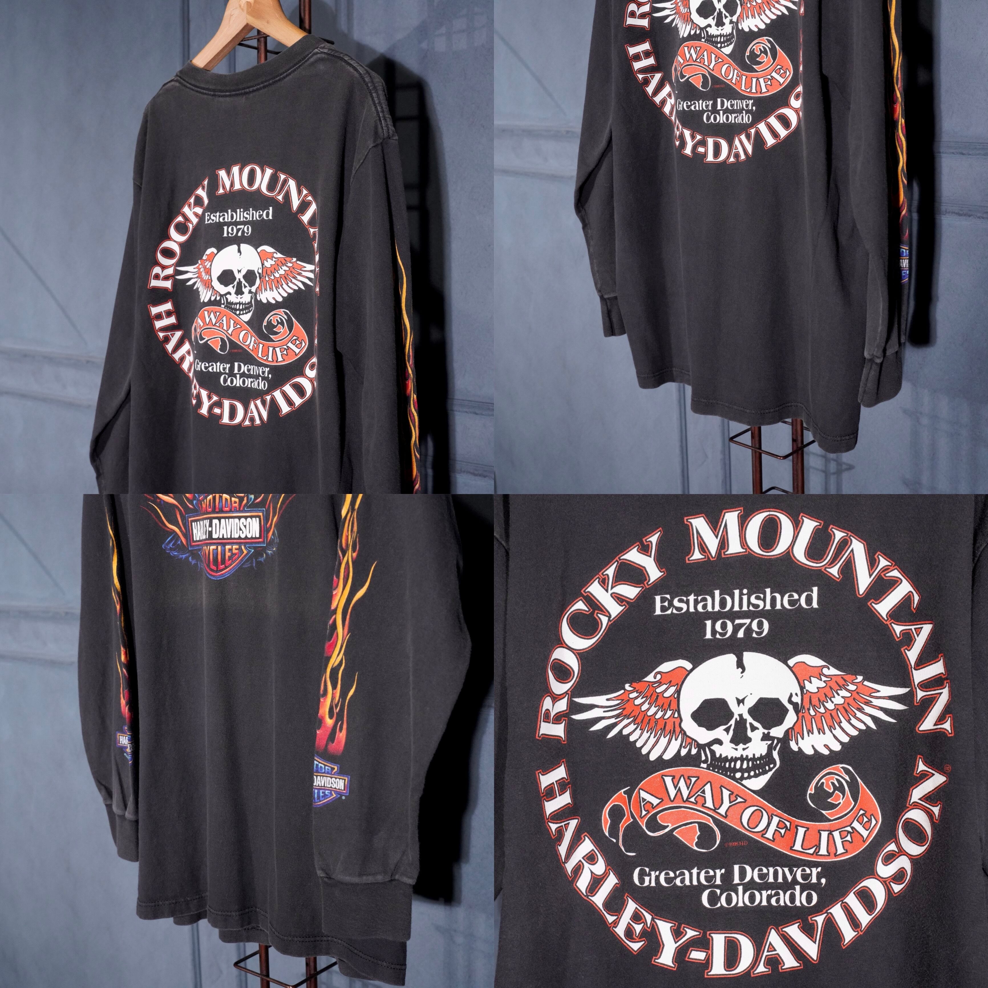 90's〜00's USA VINTAGE HOLOUBEK HARLEY DAVIDSON ROCKY MOUNTAIN