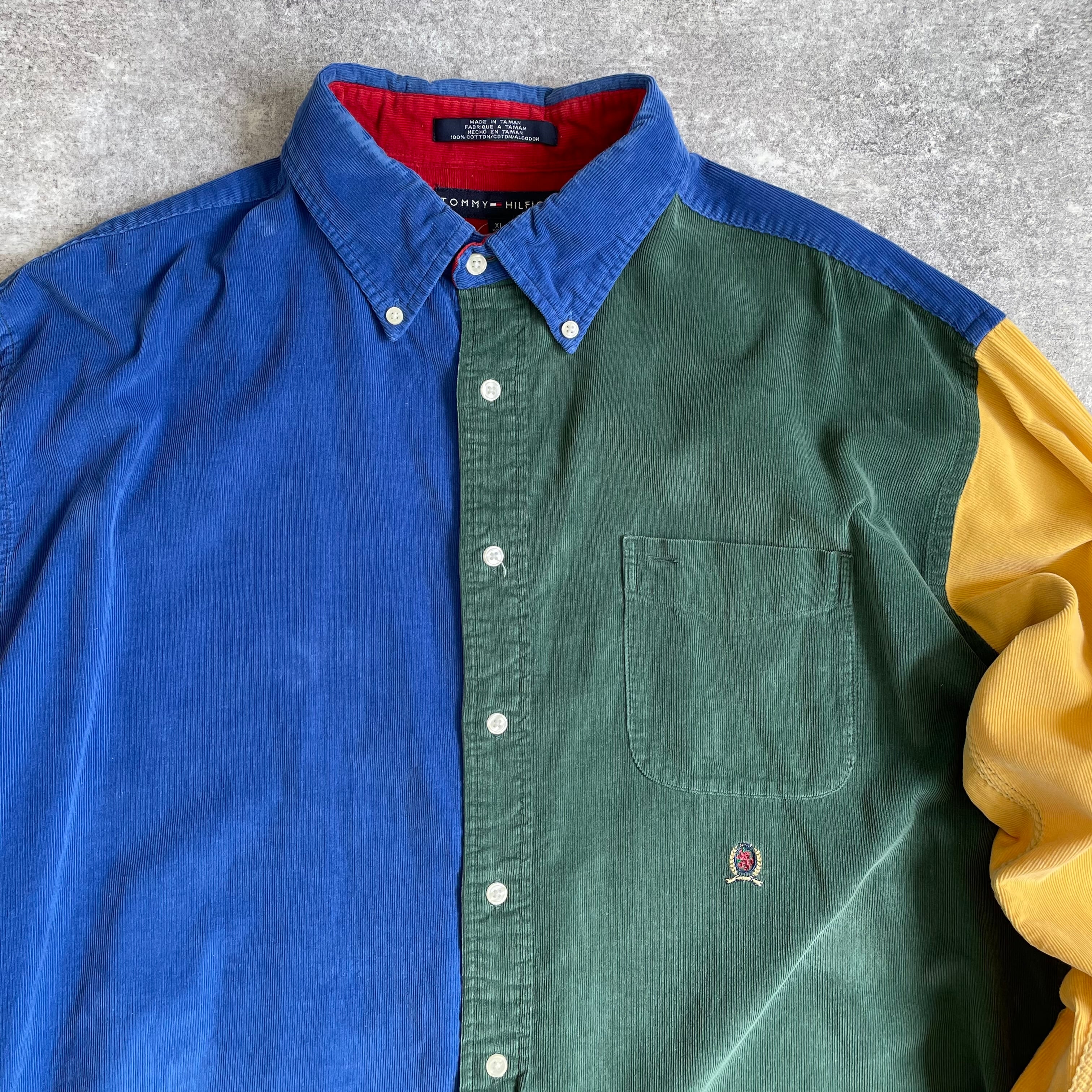 XL】TOMMY HILFIGER corduroy shirt | i-D -U.S.A used clothes