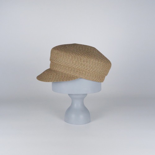 SS21-BE-1 Paper Braid Marin Cap - BEIGEMIX