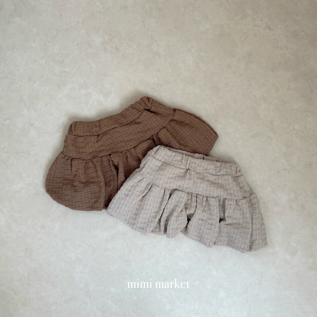 knit balloon skirt【mimimarket】※9月中旬〜下旬発送予定
