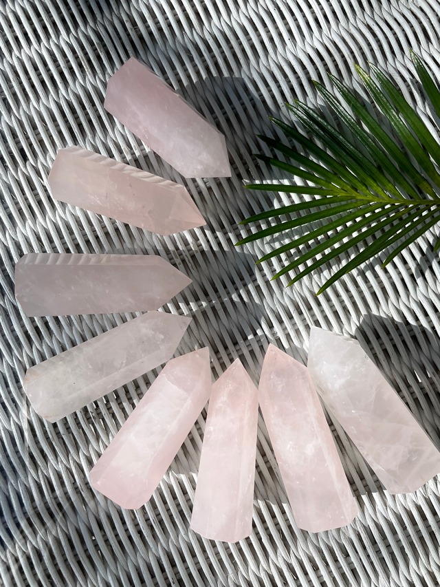 Rose quartz pencil / ローズクォーツペンシル