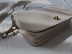 AMERICA 1990’s OLD COACH “OFF WHITE Leather” shoulder bag