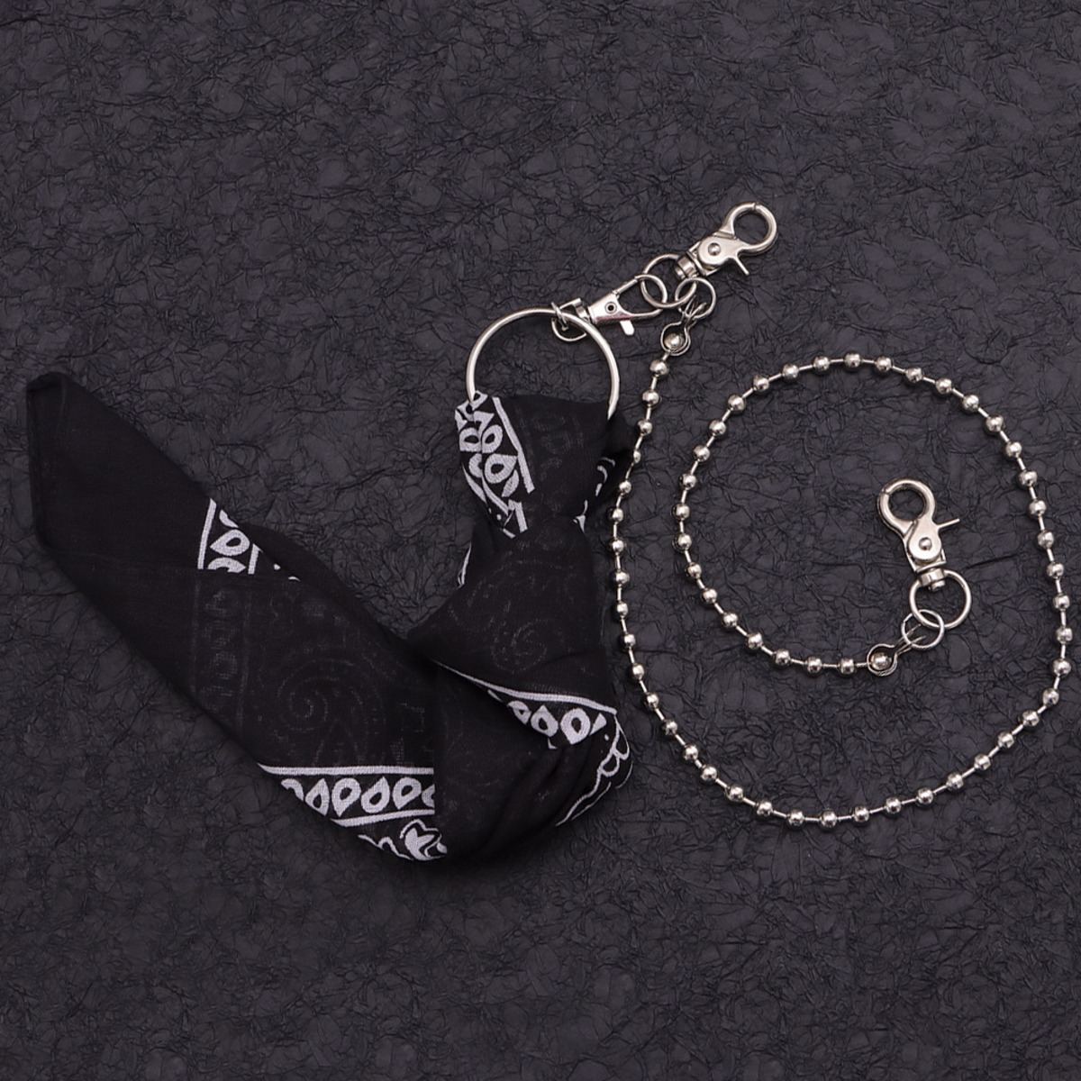 Bandana Ball Chain Accessory | TIGRAE