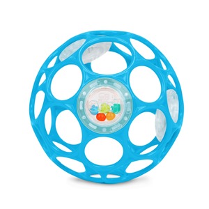 【新着特価】ブライトスターツ Bright Starts Oball オーボールラトル ベビーカー用おもちゃ 歯固め ガラガラ ソフトボール 出産祝い ブルー12281