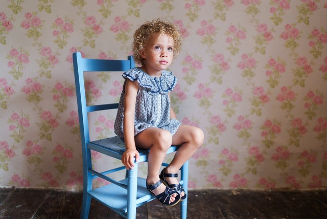 《即納》Little Cotton Clothes / Clara Romper - Tenby Floral
