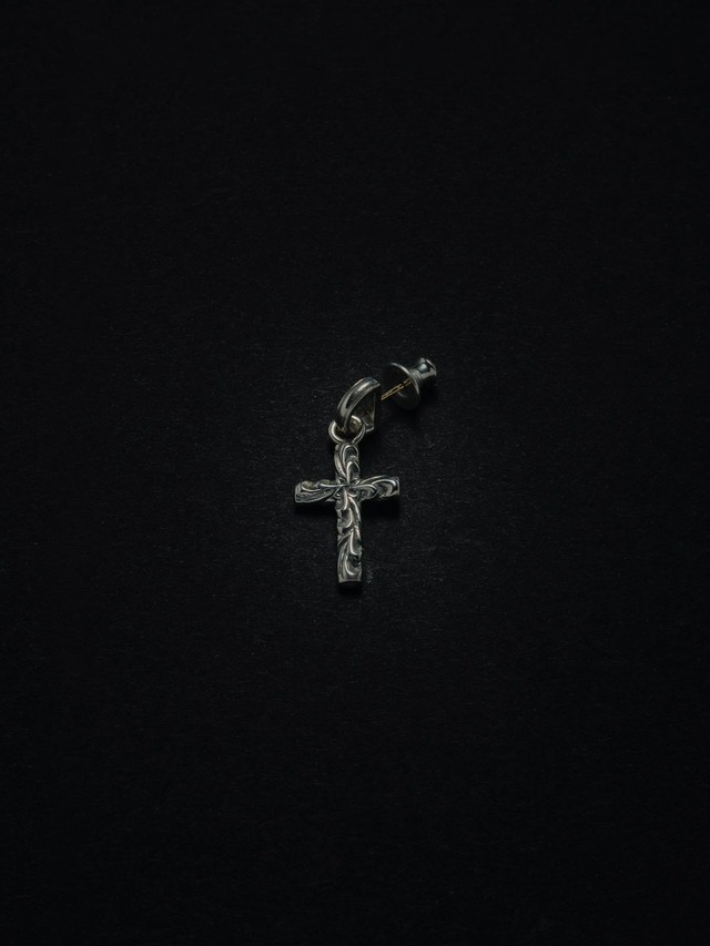 Ornament Cross Earring