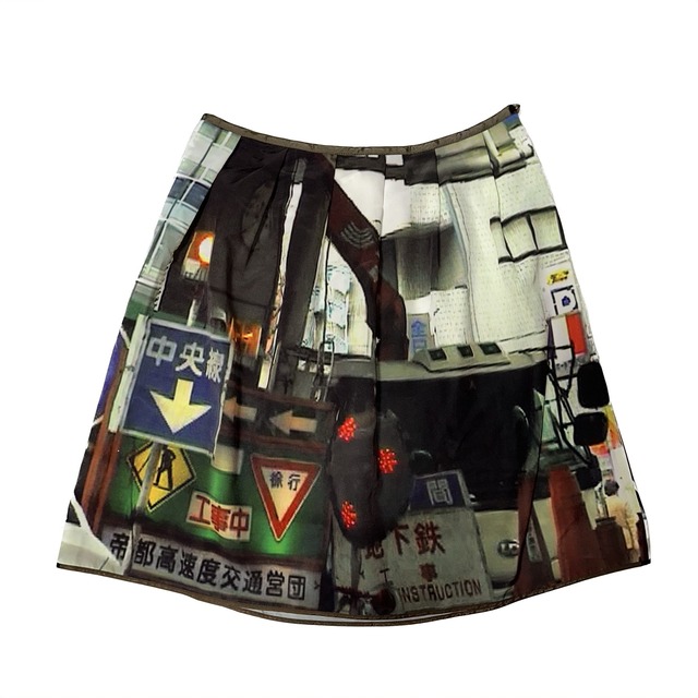 “ agnes b” Japan scenery skirt