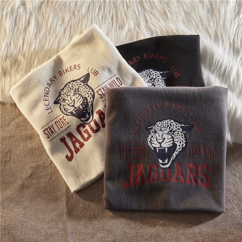 3color / JAGUARSプリントtee