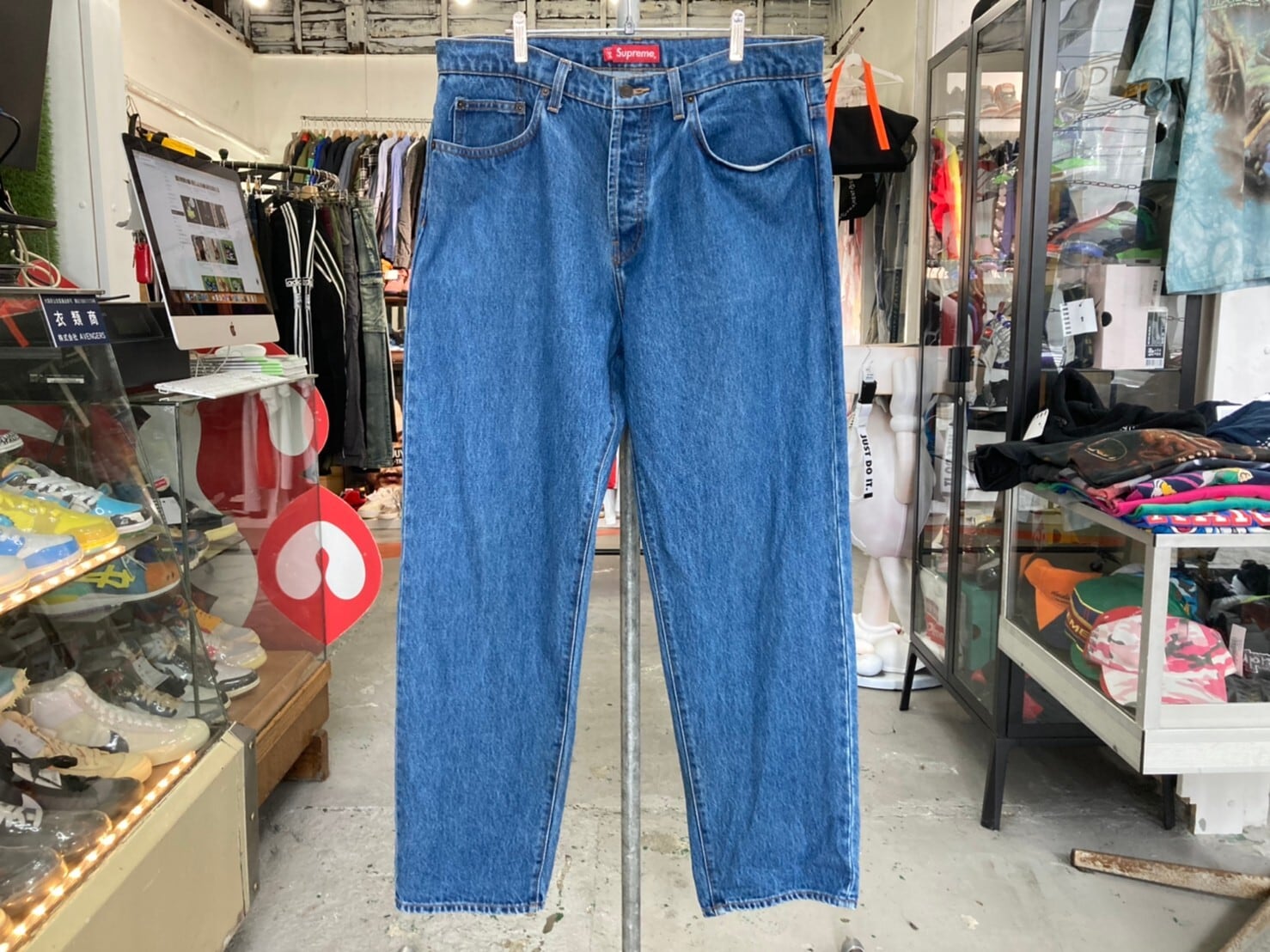 Supreme 21SS LOOSE FIT JEAN WASHED BLUE 34 105KG7128 | BRAND 