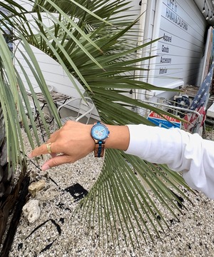 LIFE is 7th anniversary 木製時計 chronograph ￥29,800