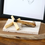 Dual Brass Palo Santo Holder -Swirl C／G:Land