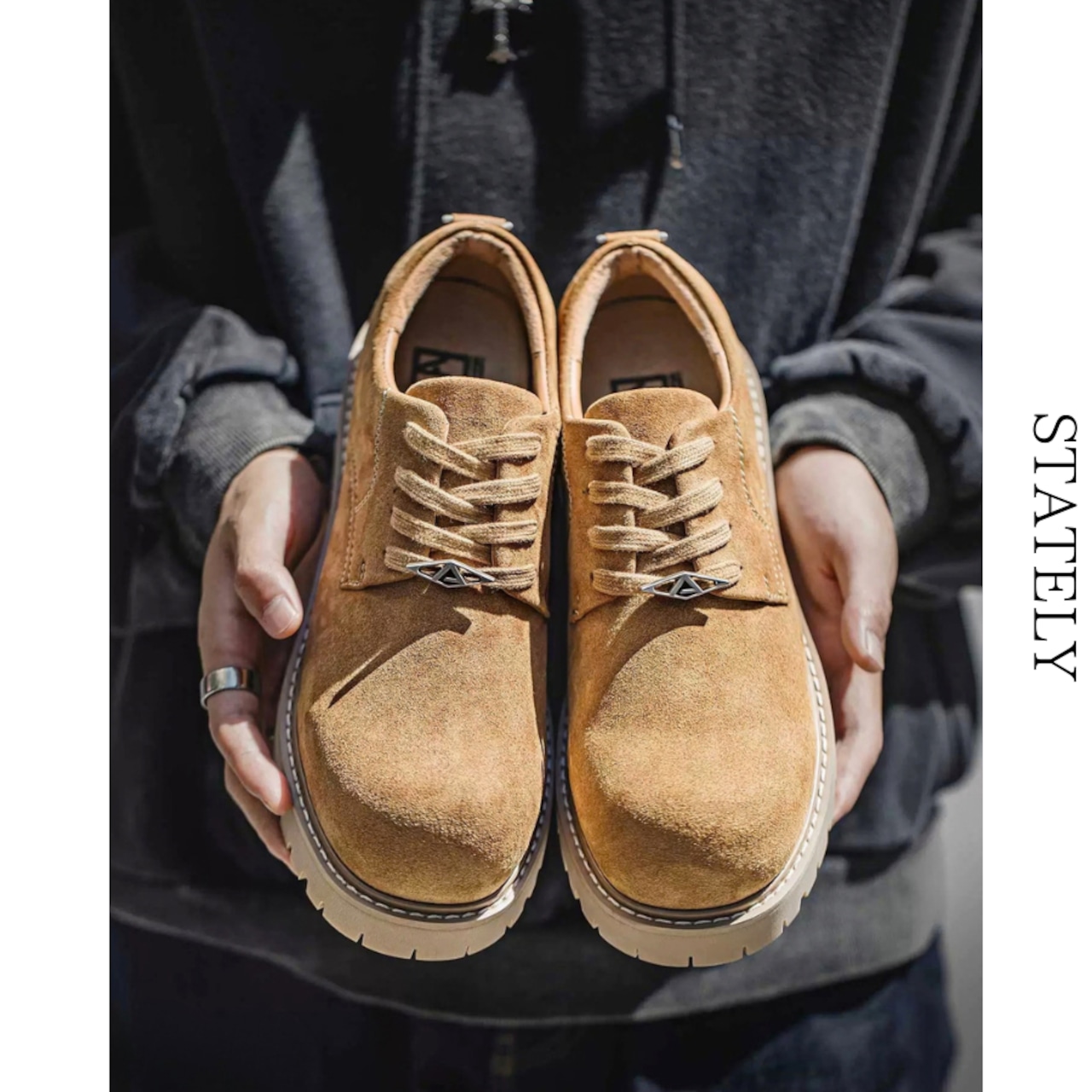 Suede Chunky ダービーシューズ_S03・画像8