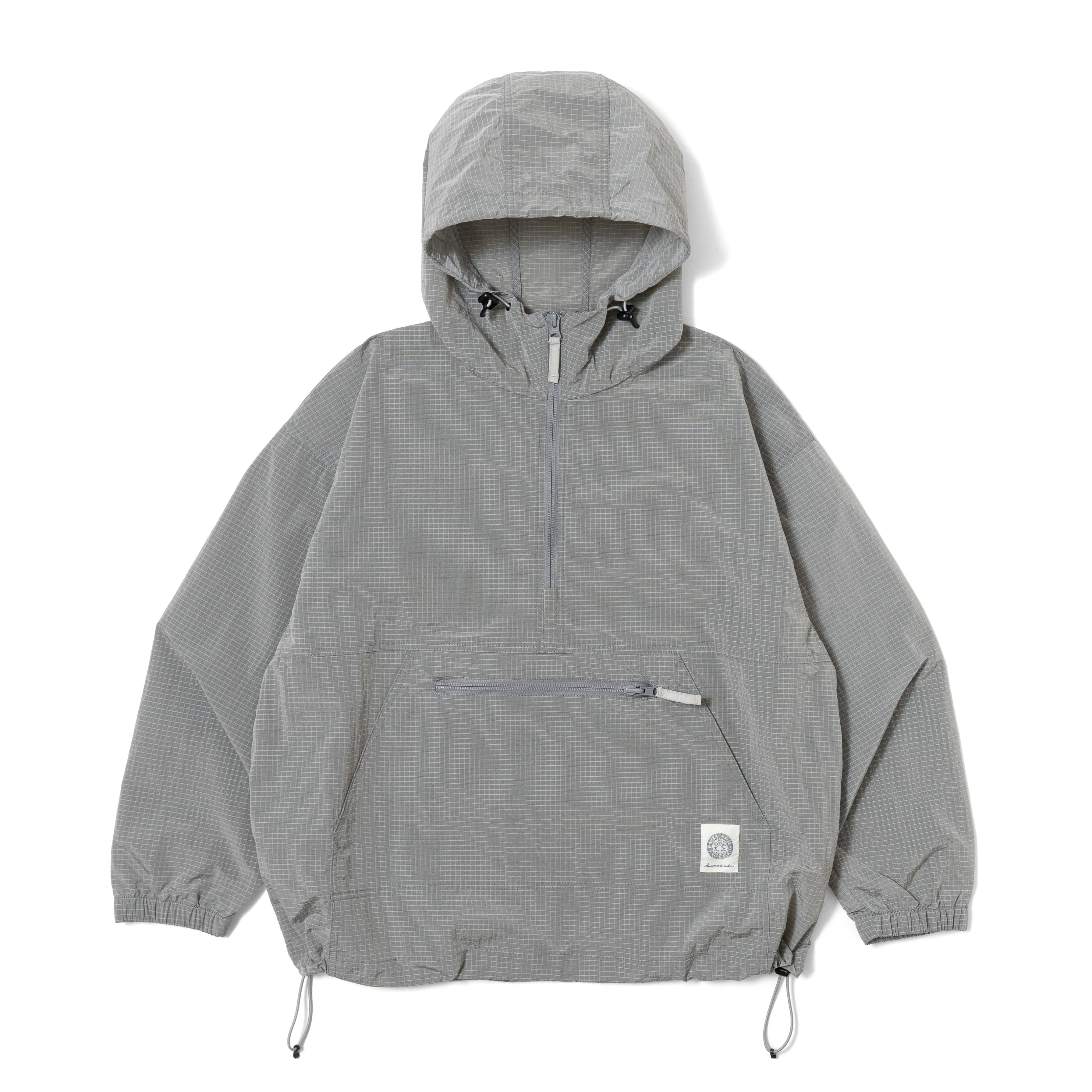 what’s up? アノラック GRAPH CHECK NYLON ANORAK SKY BLUE | What's up?
