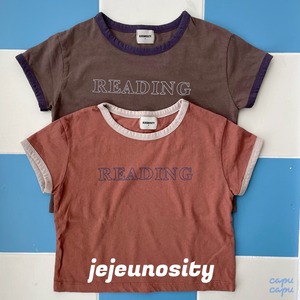 «sold out»«ジュニアサイズあり» jejeunosity リーディングTシャツ