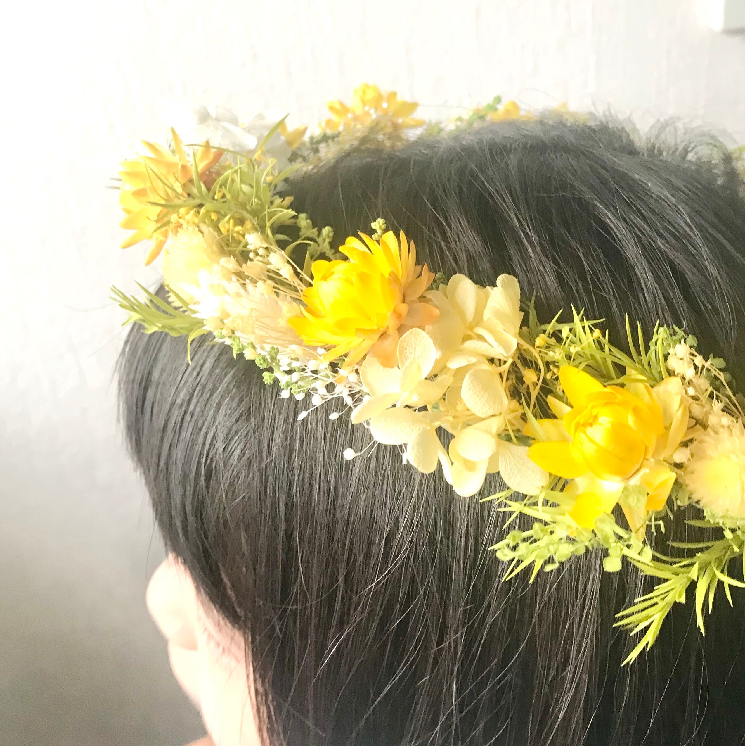小花とアジサイの花かんむり | NaturalForest 小花とアジサイの花かんむり | NaturalForest
