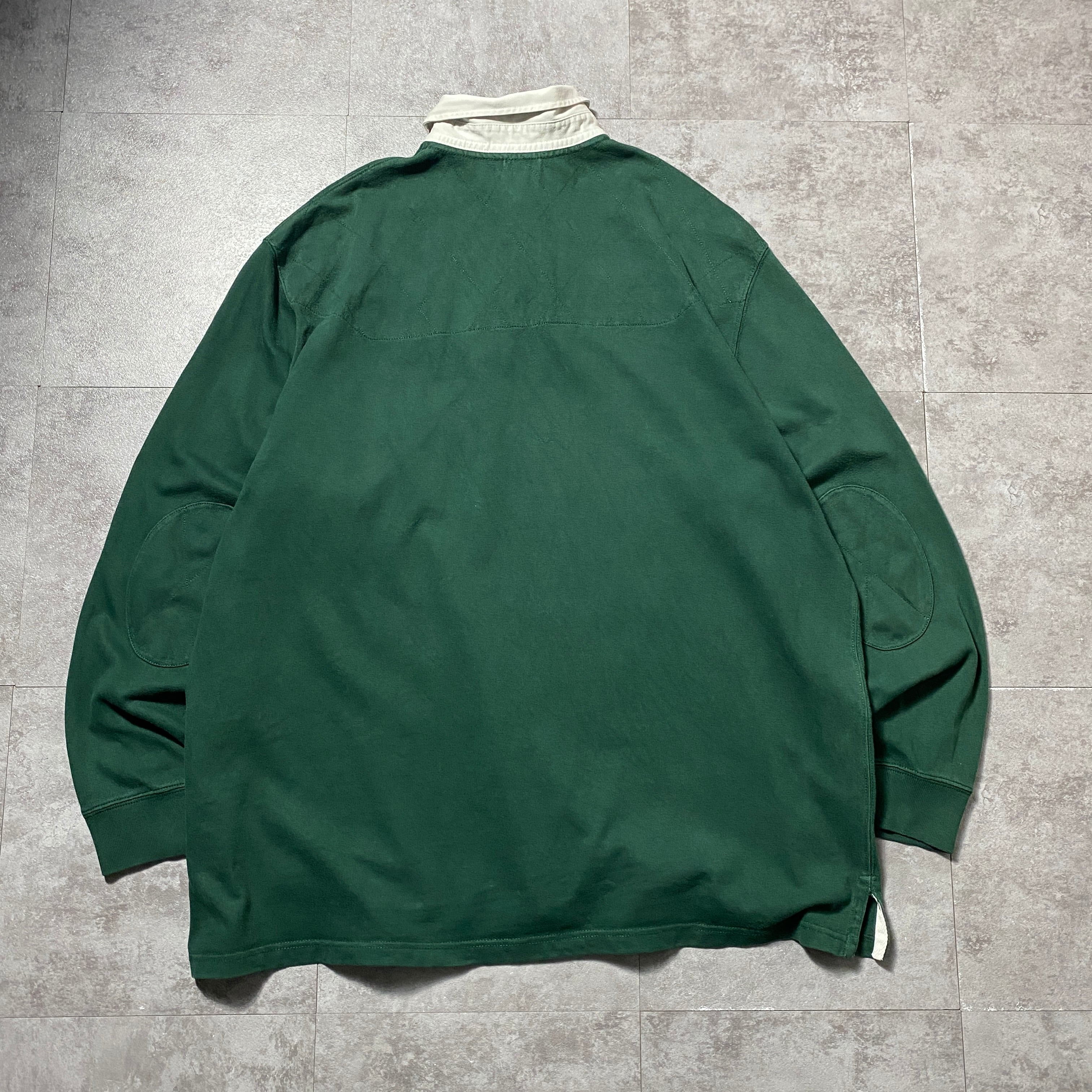 未使用保管品 ポロラルフローレン ビッグポニー 長袖ラガーシャツ 緑色系 POLO RALPH LAUREN（ポロ・ラルフローレン） ポロ ラルフローレン T