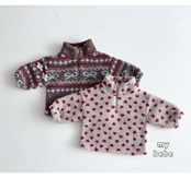 韓国子供服 / 26winter / my bebe / ボアアノラック / キッズ / 冬服 *XS~XL*