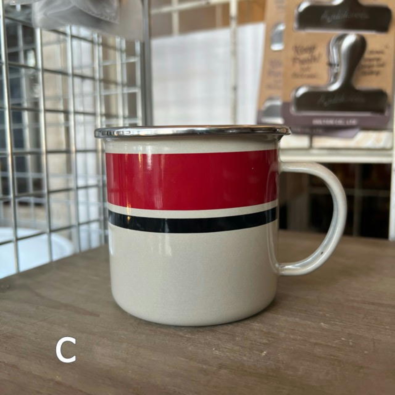 SS RIM ENAMELED MUG　3Type　ステンレス リム エナメル マグ　DULTON　マグ　stainless　